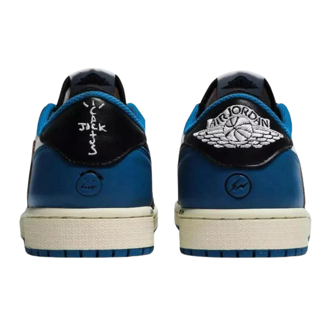 Jordan 1 Low Fragment Design X Travis Scott Golden Step