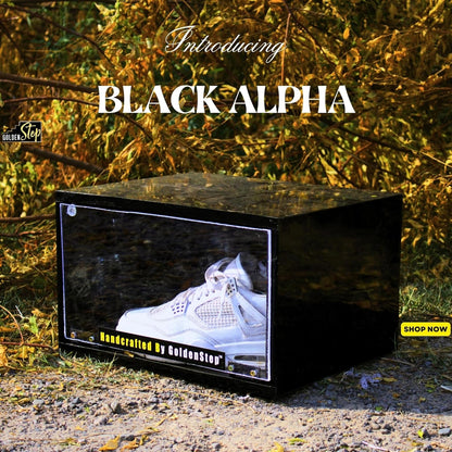 Black Alpha Premium Crate - Golden Step